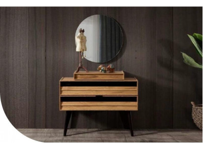 Designer de luxe Véritable coffre en bois Commode Marron Coffre de rangement Moderne neuf