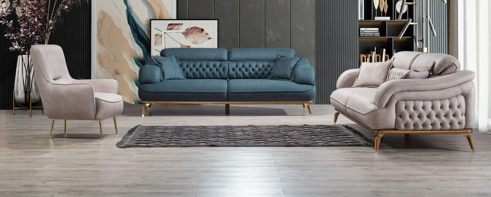 Fauteuil une place de luxe en cuir blanc moderne nouveau