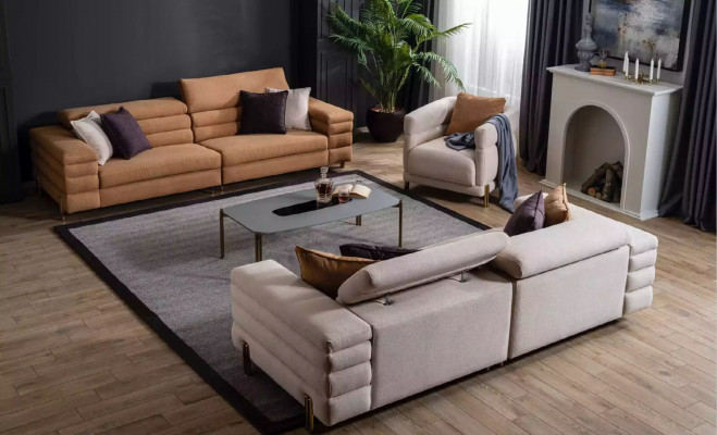 Table basse Table basse Salon Blanc Luxueux Tables basses Design Bois