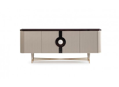 Sideboard Buffet Armoire Commode Bois Armoire en bois Beige Design de luxe