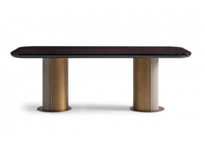 Table à manger Table de salle à manger Table Bois Table en bois Salle à manger Marron Luxe