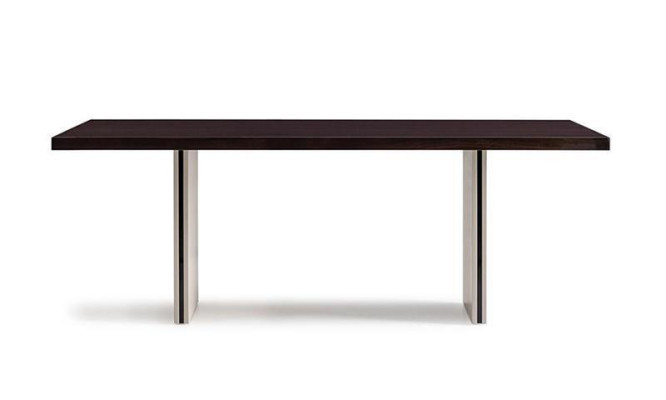 Table de salle à manger Table à manger Table Bois Marron Salle à manger Coin repas Mobilier