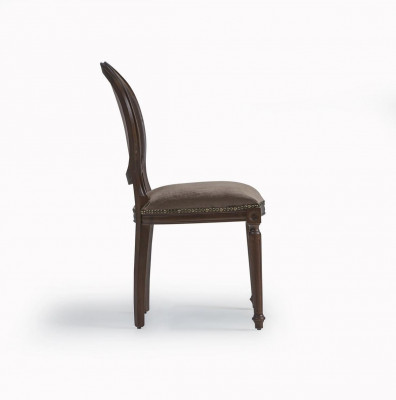 Chaise de salle à manger classique de luxe de designer Chaises de siège Siège rembourré Bois