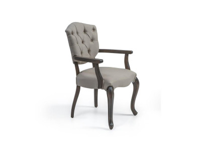 Salle à manger Chaise Designer Chesterfield Bois Style de luxe Moderne Chaise rembourrée nouvelle