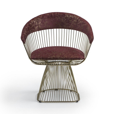 Chaise avec accoudoirs designer Mobilier moderne Fauteuil de luxe Fauteuil rembourré