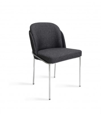 Chaise de luxe noire Mobilier de salle à manger Chaises de designer neuves Aménagements