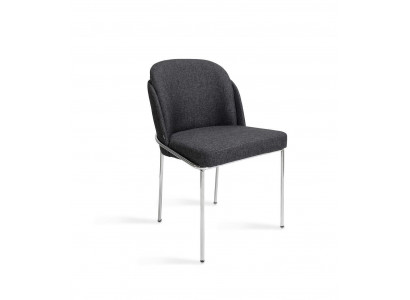 Chaise de luxe noire Mobilier de salle à manger Chaises de designer neuves Aménagements