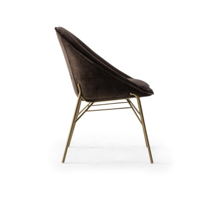 Chaise de salle à manger Luxe Chaise marron Mobilier de designer moderne Meubles neufs