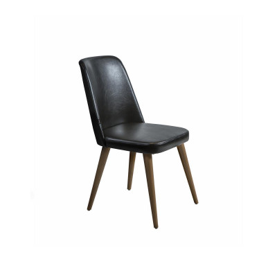 Ameublement de luxe nouvelle sellerie de chaise Mobilier noir Chaises de designer Salle à manger