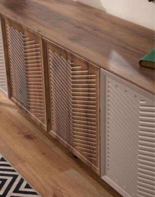 Canapé rembourré vert moderne Buffet designer pour salon Buffet de luxe
