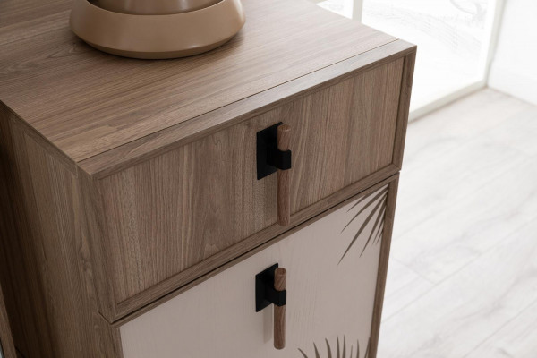 Chambre de Luxe Moderne Commode avec Miroir Mobilier Moderne en Bois Neuf