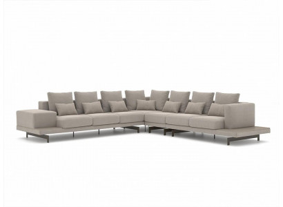 Suite de designer Salon Canapé d'angle en L Muebles de lujo Mobiliario nuevo