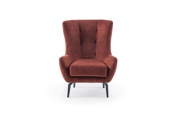 Chesterfield Design Canapé Moderne de Luxe 1 Place en Tissu pour Salon Salle de Séjour