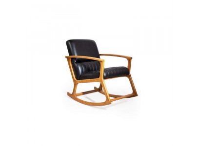 Chaises à bascule modernes couleur noire mobilier parfait pour le salon nouveau