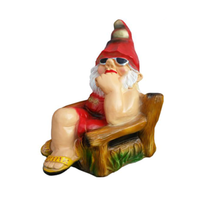 Décoration de maison de jardin Figure Statue Sculptures Figurines décoratives Nain Artisanat K13