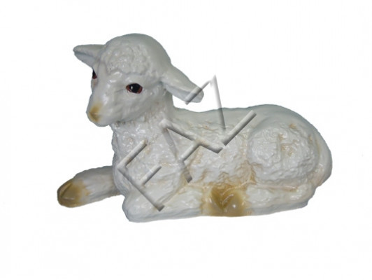 Conception de mouton se trouvant figure statue de jardin sculpture figures sculptures statues nouveau