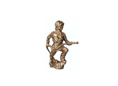 Sculpture Pompier de la caserne de pompiers Antique Style Figure Art moderne Extinction 25 cm