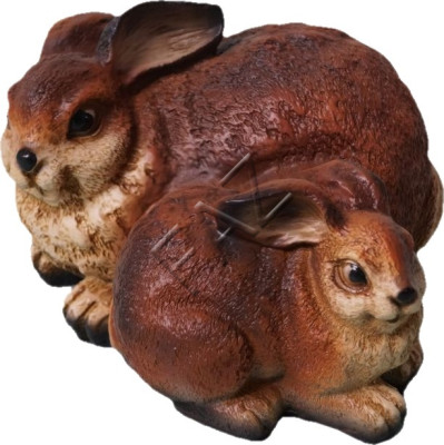 Conception Lapin Figurine Statue de Jardin Sculpture Figures Sculptures Décoration nouvelle c592