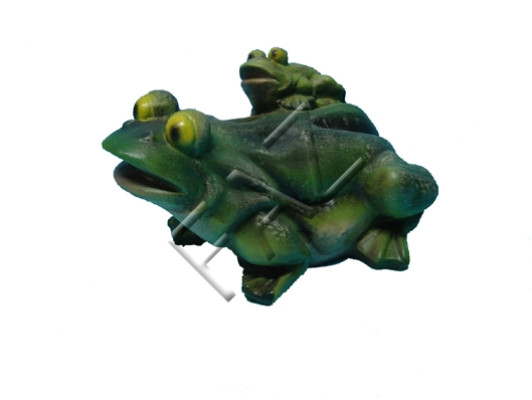 Figure de grenouille de design Statue de jardin Sculpture Figures Sculptures Décoration c188