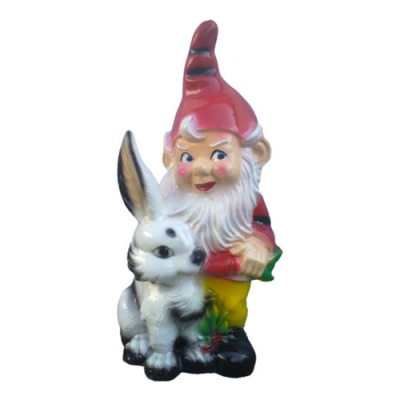 Décoration de maison de jardin Figurine Statue Sculptures Figurines décoratives Nain Artisanat K4