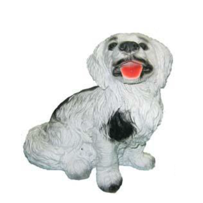 Figurine décorative de chien en statue sculpture 37 cm. Figures Statues Sculptures Nouvelles (A17)