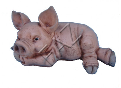Conception de statue de jardin en forme de cochon Sculptures de figurines Sculptures Décoration c374