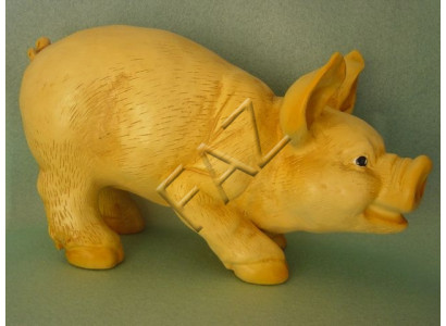 Conception de figurine de cochon Statue de jardin Sculpture Figures Sculptures Décoration nouveau