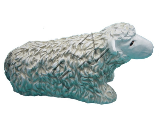 Figure de mouton couché design statue de jardin sculpture chiffres sculptures décoration nouvelle