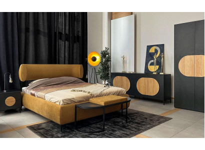 Lit Jaune Beau Design Belle Chambre Moderne Lits Doubles Meubles Élégants