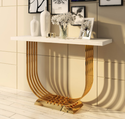 Table de console Métal Bois Table Console Tables de console Buffet