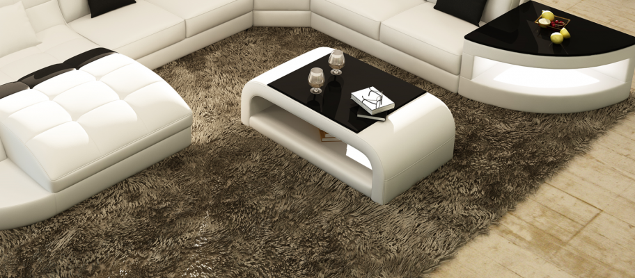 Conception Table basse Table en verre Tables Rembourrage Table Salon Meubles côté