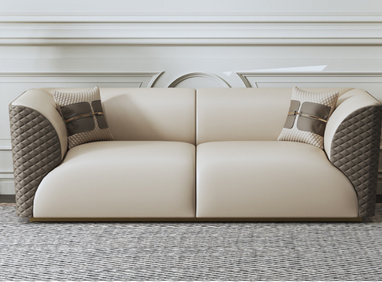 Suite de sofa 3+2 places Table basse Table d'appoint Paysage de vie Canapé Canapé 3 pièces