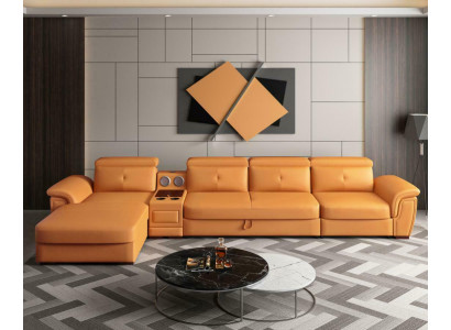 Canapé Canapé Canapé d'angle Forme en L Rembourrage Moderne Siège Relax Lit Meubles de luxe Paysage de vie