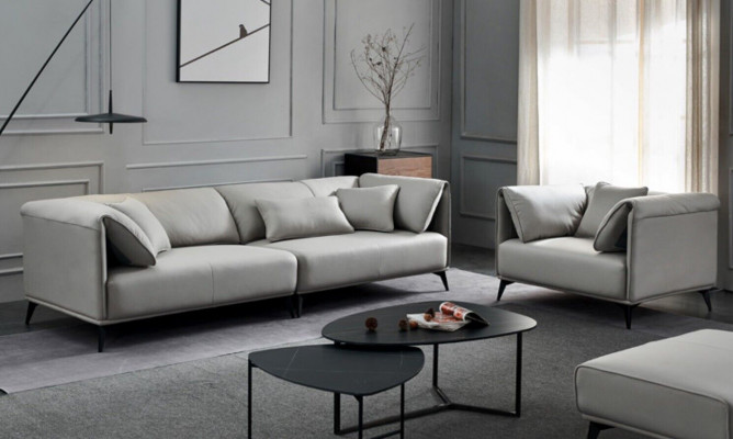Canapé design italien, ensemble de canapés 4+1 places, canapé, mobilier rembourré