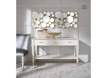 Console-table Coiffeuse Table console Bois de luxe Chambre blanche moderne