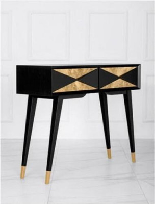 Table console Commode Table d'appoint Bois Moderne Luxe Design en or