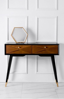 Console table Table Console Commode Table d'appoint Bois Moderne Luxe Marron Design