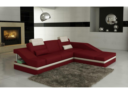 Coins de design Canapé d'angle Rembourrage XXL BigCouch Canapé en cuir Ensemble de canapés