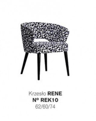 Chaise originale en bois et textile noir et blanc pour le salon