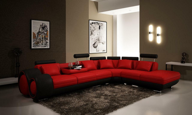 Siège de canapé en cuir multifonction décor canapé en cuir pour salon