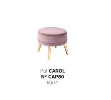 Tabouret Tabouret Ottoman Pouf Moderne Luxe Tissu Design Salon Rose Rond