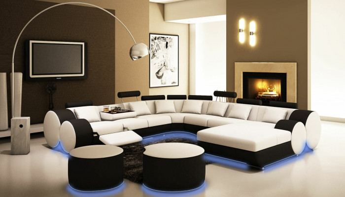 Multi-fonctions s Cuir Canapé Siège Tapisserie Salon Cuir Décoration Suite Canapé