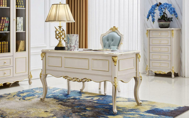 Bureau Table Baroque Tables Tables Mobilier de bureau Chef Meubles de bureau Mobilier d'étude Nouveau