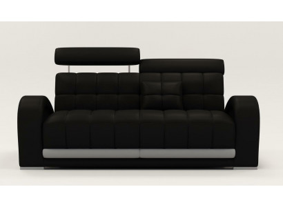 Conception Canapé 3 Places (Sans 2+1) Canapé XXL en Cuir Rembourré Grand Canapé Sofas en Cuir