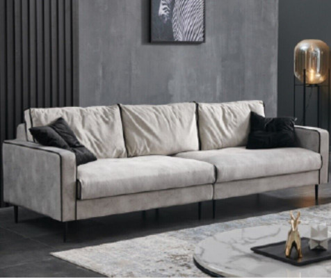 Canapé design 4 places Canapés Upholstery Textile Salon Suite Meubles