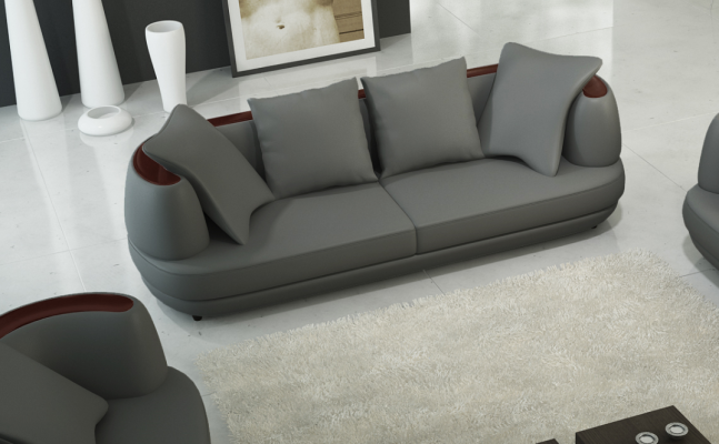 Meubles Design Canapé Coch 3 Places Canapés Rembourrés Salon Décoration Sofas