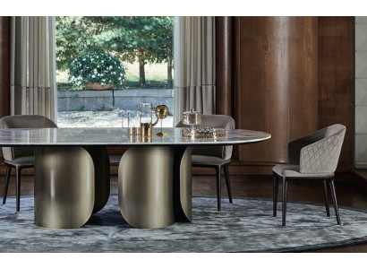 Tables Pierre Cuisine Moderne Table Salle à manger Table de salle à manger Mobilier de luxe Conception nouvelle