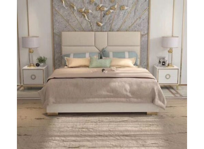 Design de rembourrage de lit Lits de luxe pour hôtels Lit double 180x200cm Chambre à coucher