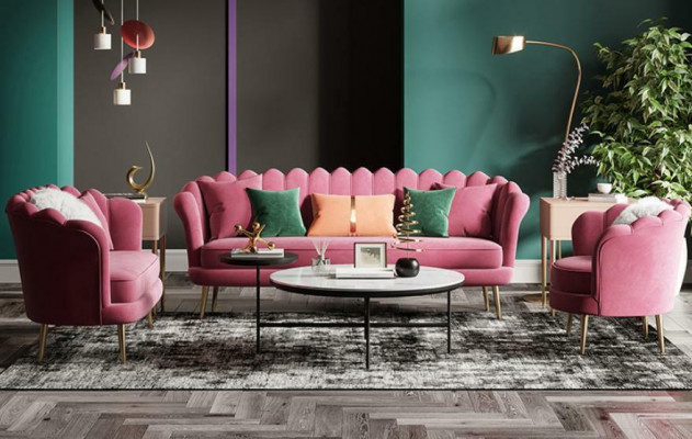 Canapé Mobilier Relax Siège Design Canapé Lounge Canapés Textiles Canapé 3 Places Velours neuf