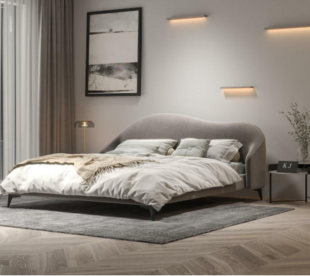 Meubles de chambre italiens Lit double Rembourrage Design Lits
